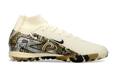 Nike Air Zoom Mercurial Superfly 10 Elite TF Artificial Turf Soccer Shoes - Beige/Black/Brown