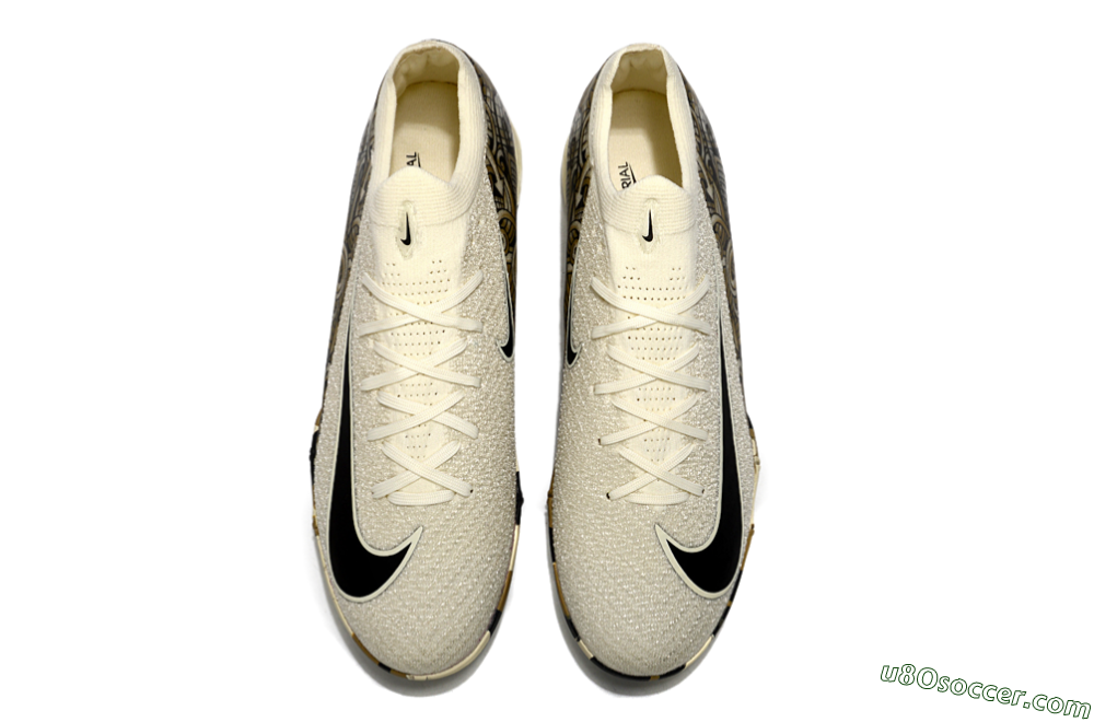 Nike Air Zoom Mercurial Vapor 16 Elite TF Artificial Turf Soccer Shoes - Beige/Black/Brown 4