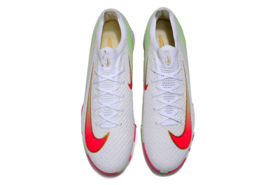 Nike Air Zoom Mercurial Vapor 16 Elite TF Artificial Turf Soccer Shoes - White/Red/Gold