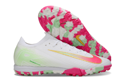 Nike Air Zoom Mercurial Vapor 16 Elite TF Artificial Turf Soccer Shoes - White/Red/Gold
