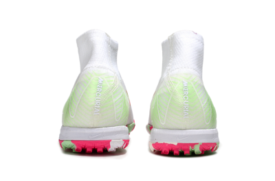 Nike Air Zoom Mercurial Superfly 10 Elite TF Artificial Turf Soccer Shoes - White/Red/Gold