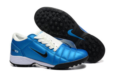 Nike Total 90 III TF Artificial Turf Soccer Shoes - Blue/Black/White