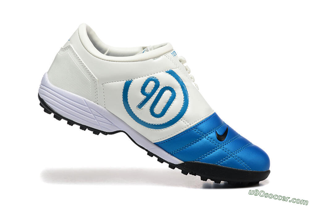 Nike Total 90 III TF Artificial Turf Soccer Shoes - Blue/Black/White 7
