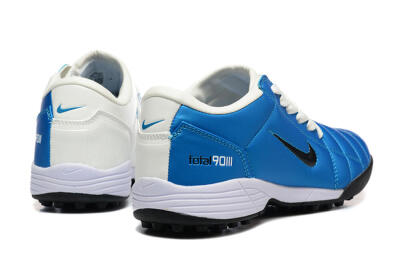 Nike Total 90 III TF Artificial Turf Soccer Shoes - Blue/Black/White