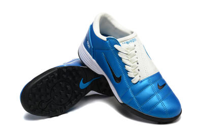 Nike Total 90 III TF Artificial Turf Soccer Shoes - Blue/Black/White