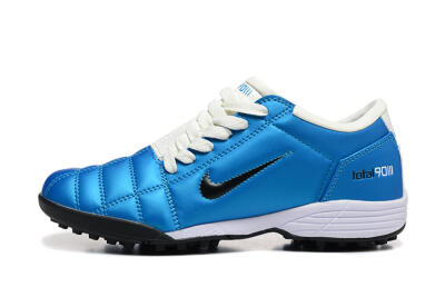 Nike Total 90 III TF Artificial Turf Soccer Shoes - Blue/Black/White