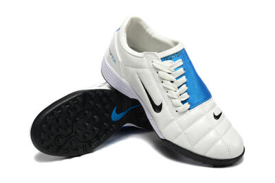 Nike Total 90 III TF Artificial Turf Soccer Shoes - Beige/Black/Blue