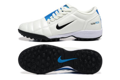 Nike Total 90 III TF Artificial Turf Soccer Shoes - Beige/Black/Blue