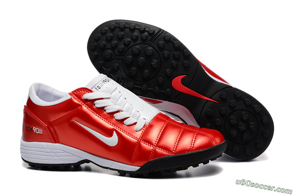 Nike Total 90 III TF Artificial Turf Soccer Shoes - Red/White/Black 1