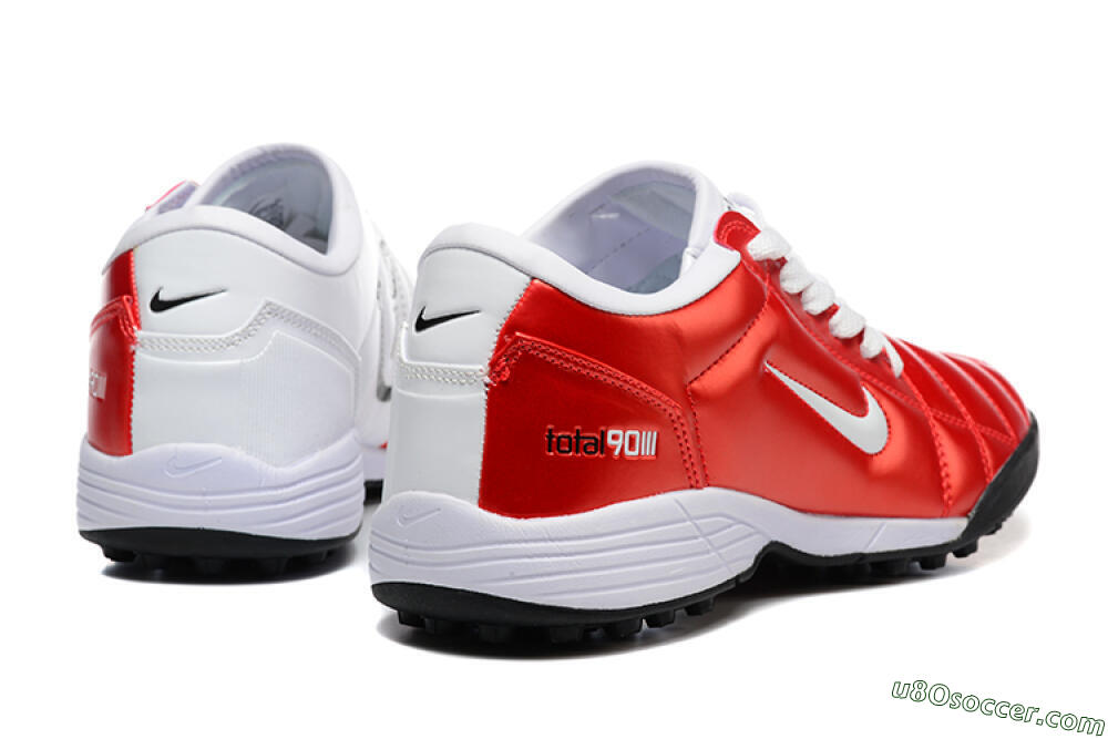Nike Total 90 III TF Artificial Turf Soccer Shoes - Red/White/Black 9