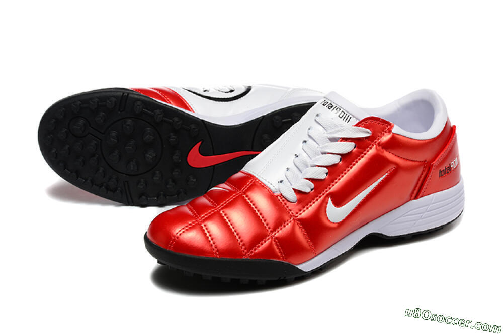 Nike Total 90 III TF Artificial Turf Soccer Shoes - Red/White/Black 3