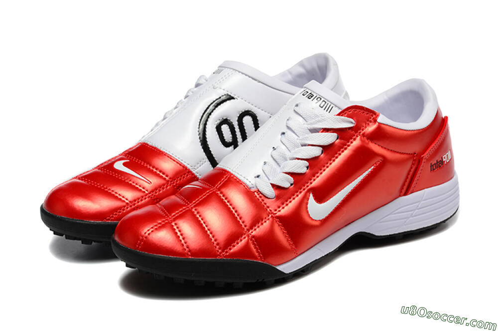 Nike Total 90 III TF Artificial Turf Soccer Shoes - Red/White/Black 5