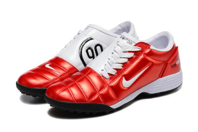 Nike Total 90 III TF Artificial Turf Soccer Shoes - Red/White/Black