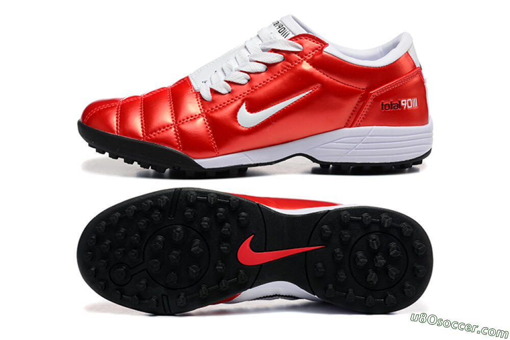 Nike Total 90 III TF Artificial Turf Soccer Shoes - Red/White/Black 0