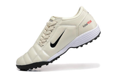 Nike Total 90 III TF Artificial Turf Soccer Shoes - Beige/Black/White