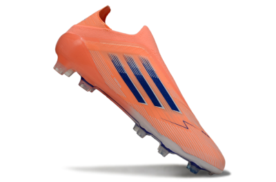 Adidas F50 Elite Laceless FG Firm Ground Soccer Cleats - Orange/Blue/White