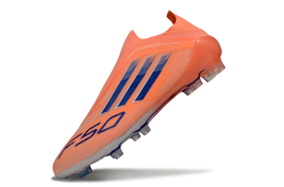 Adidas F50 Elite Laceless FG Firm Ground Soccer Cleats - Orange/Blue/White