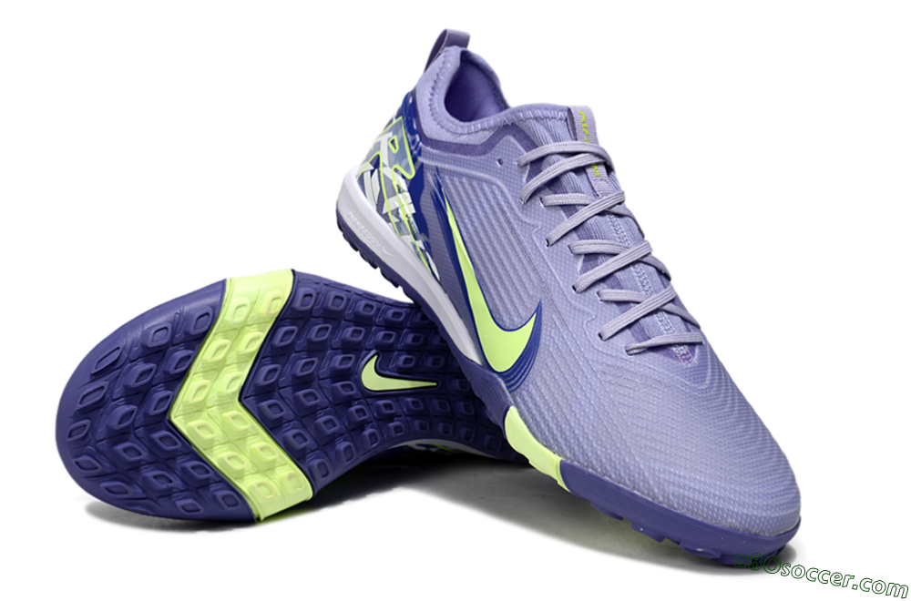 Nike Air Zoom Mercurial Vapor 16 Pro TF Artificial Turf Soccer Shoes - Purple/Yellow/White 3