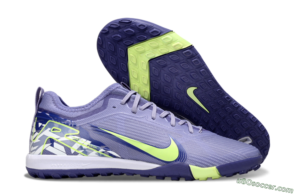 Nike Air Zoom Mercurial Vapor 16 Pro TF Artificial Turf Soccer Shoes - Purple/Yellow/White 1