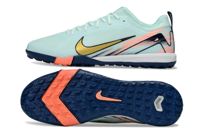 Nike Air Zoom Mercurial Vapor 16 Pro TF Artificial Turf Soccer Shoes - Jade/Gold/Pink