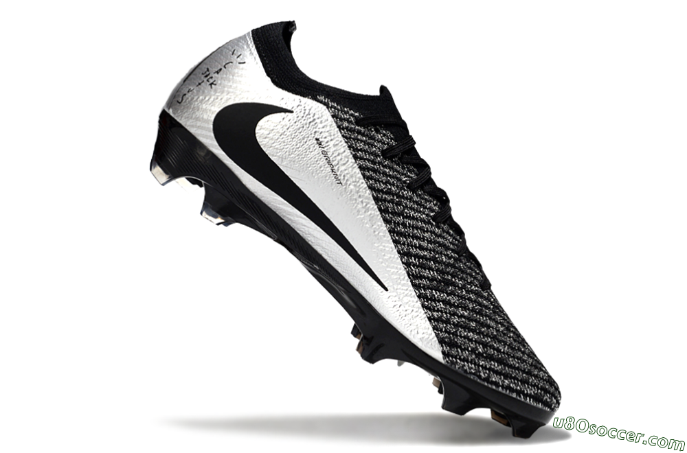 Nike Air Zoom Mercurial Vapor 16 Elite FG Firm Ground Soccer Cleats - Black/Silver 4