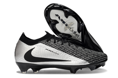 Nike Air Zoom Mercurial Vapor 16 Elite FG Firm Ground Soccer Cleats - Black/Silver