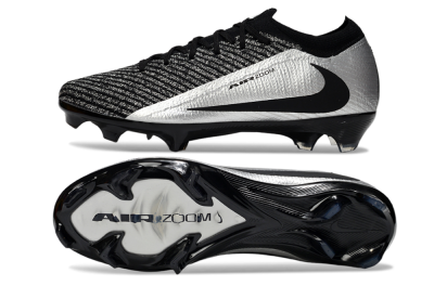 Nike Air Zoom Mercurial Vapor 16 Elite FG Firm Ground Soccer Cleats - Black/Silver