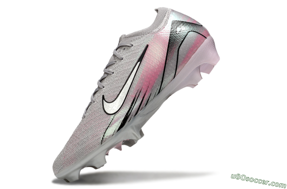 Nike Air Zoom Mercurial Vapor 16 Elite FG Firm Ground Soccer Cleats - Silver/Pink/Black 5