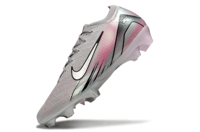Nike Air Zoom Mercurial Vapor 16 Elite FG Firm Ground Soccer Cleats - Silver/Pink/Black