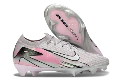 Nike Air Zoom Mercurial Vapor 16 Elite FG Firm Ground Soccer Cleats - Silver/Pink/Black