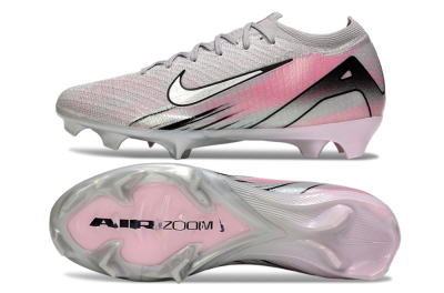 Nike Air Zoom Mercurial Vapor 16 Elite FG Firm Ground Soccer Cleats - Silver/Pink/Black