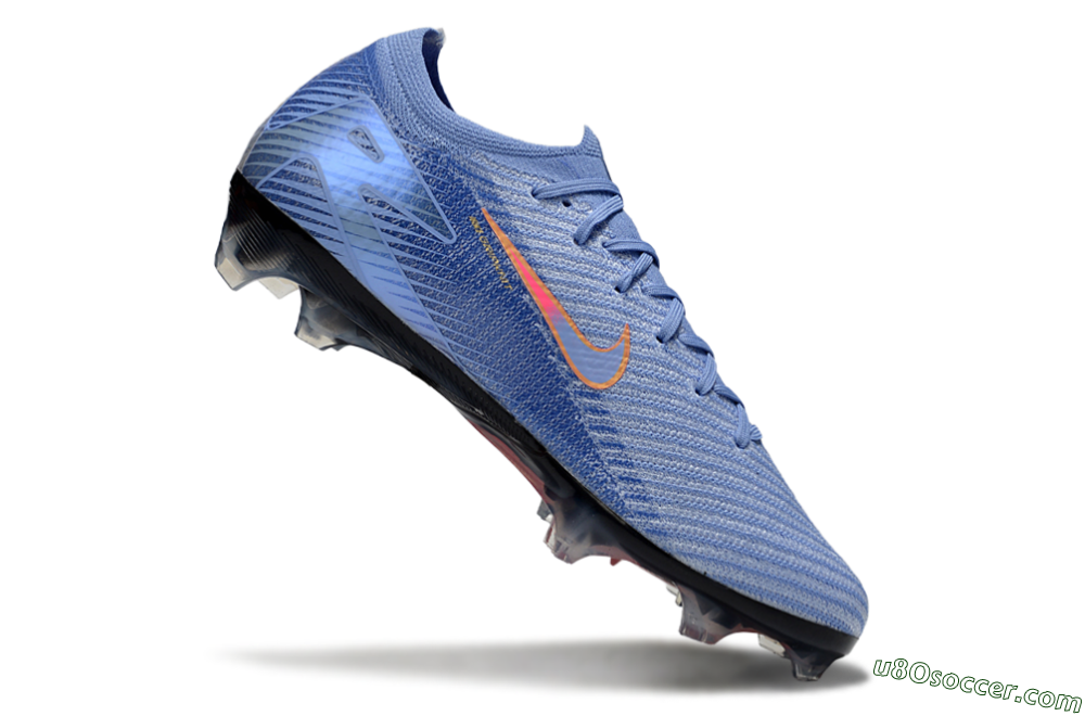 Nike Air Zoom Mercurial Vapor 16 Elite FG Firm Ground Soccer Cleats - Blue/Pink/Gold 4