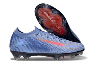 Nike Air Zoom Mercurial Vapor 16 Elite FG Firm Ground Soccer Cleats - Blue/Pink/Gold