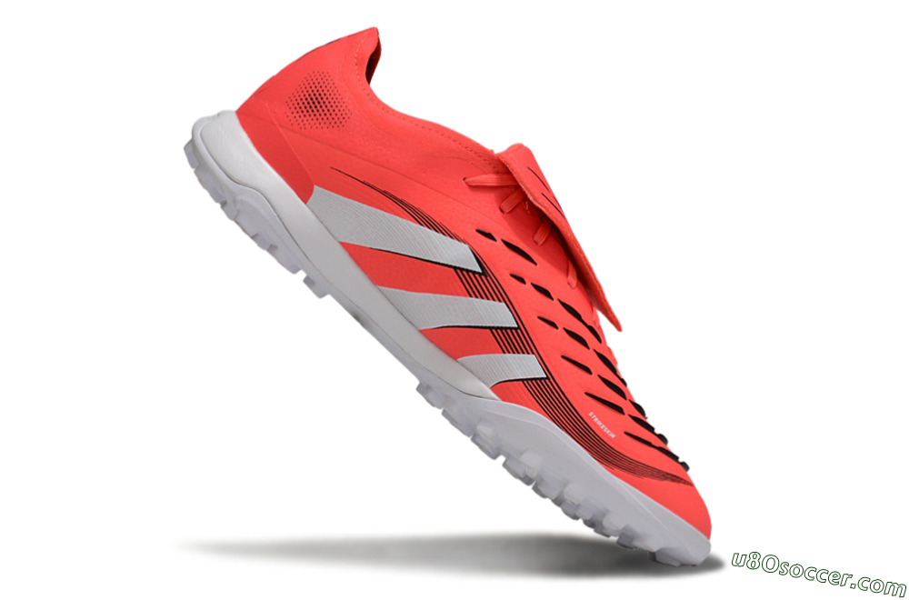 Adidas Predator Elite Foldover Tongue TF Artificial Turf Soccer Shoes - Red/White/Black 4