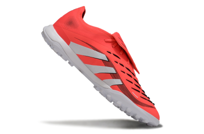 Adidas Predator Elite Foldover Tongue TF Artificial Turf Soccer Shoes - Red/White/Black