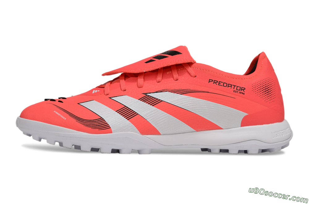Adidas Predator Elite Foldover Tongue TF Artificial Turf Soccer Shoes - Red/White/Black 2