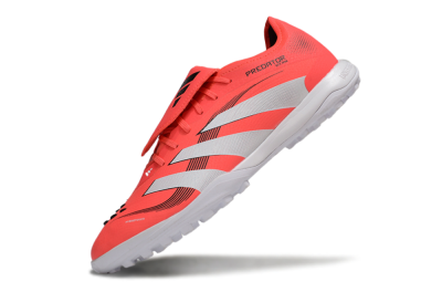 Adidas Predator Elite Foldover Tongue TF Artificial Turf Soccer Shoes - Red/White/Black