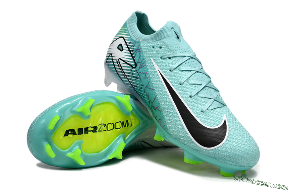 Nike Air Zoom Mercurial Vapor 16 Elite FG Firm Ground Soccer Cleats - Blue/Black/White 3