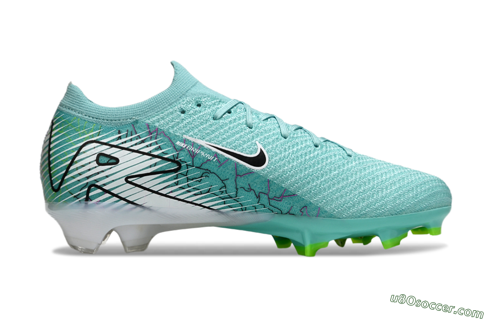 Nike Air Zoom Mercurial Vapor 16 Elite FG Firm Ground Soccer Cleats - Blue/Black/White 7