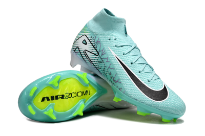 Nike Air Zoom Mercurial Superfly 10 Elite FG Firm Ground Soccer Cleats - Jade/Black/White