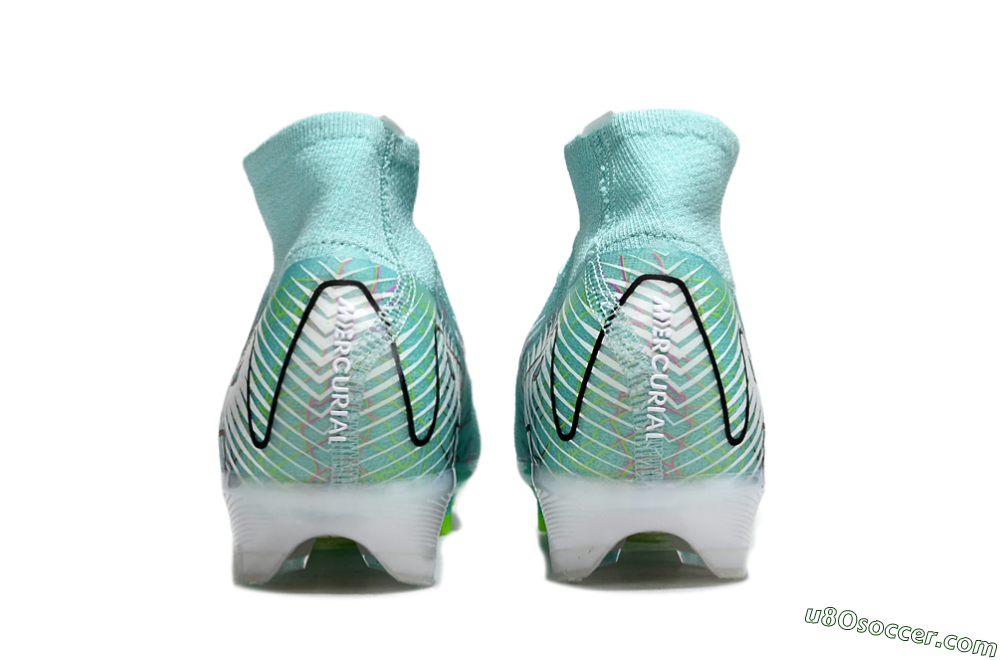 Nike Air Zoom Mercurial Superfly 10 Elite FG Firm Ground Soccer Cleats - Jade/Black/White 5