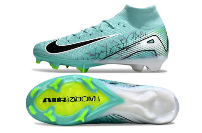 Nike Air Zoom Mercurial Superfly 10 Elite FG Firm Ground Soccer Cleats - Jade/Black/White