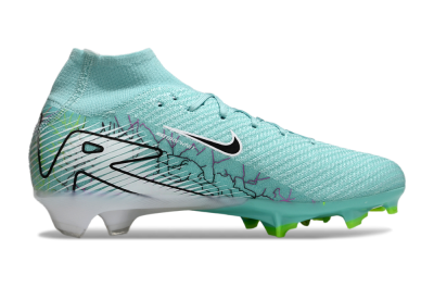 Nike Air Zoom Mercurial Superfly 10 Elite FG Firm Ground Soccer Cleats - Jade/Black/White