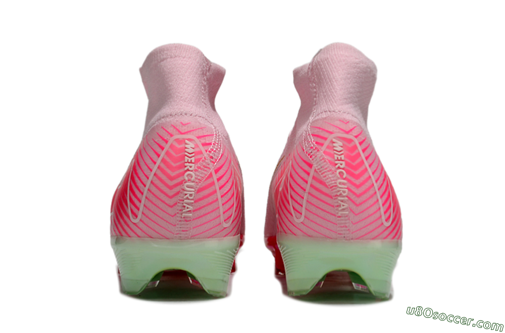 Nike Air Zoom Mercurial Superfly 10 Elite FG Firm Ground Soccer Cleats - White/Red/Gold 5