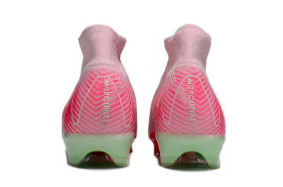 Nike Air Zoom Mercurial Superfly 10 Elite FG Firm Ground Soccer Cleats - White/Red/Gold