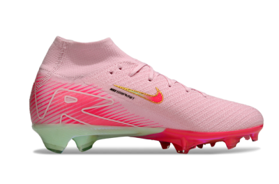 Nike Air Zoom Mercurial Superfly 10 Elite FG Firm Ground Soccer Cleats - White/Red/Gold