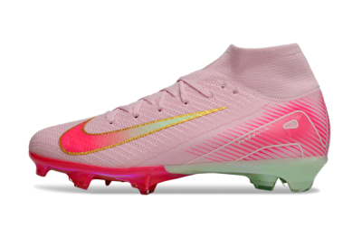 Nike Air Zoom Mercurial Superfly 10 Elite FG Firm Ground Soccer Cleats - White/Red/Gold