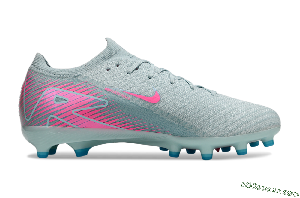Nike Air Zoom Mercurial Vapor 16 Elite AG Artificial Grass Soccer Cleats - Jade/Pink/White 7