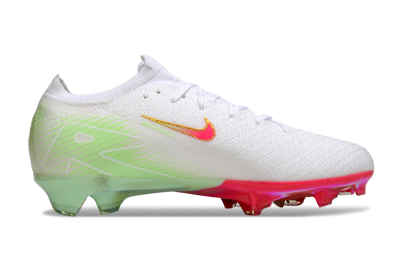 Nike Air Zoom Mercurial Vapor 16 Elite FG Firm Ground Soccer Cleats - White/Red/Gold