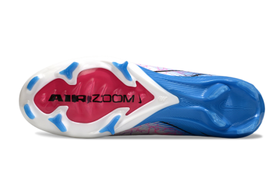 Nike Air Zoom Mercurial Superfly 10 Elite FG Firm Ground Soccer Cleats - White/Blue/Black